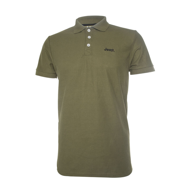 Playera Tipo Polo Jeep Verde image number null