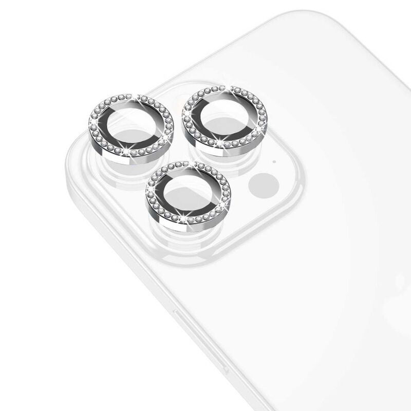 Mica Vidrio MYBAT GlamCam para iPhone 15 PRO y ... image number null