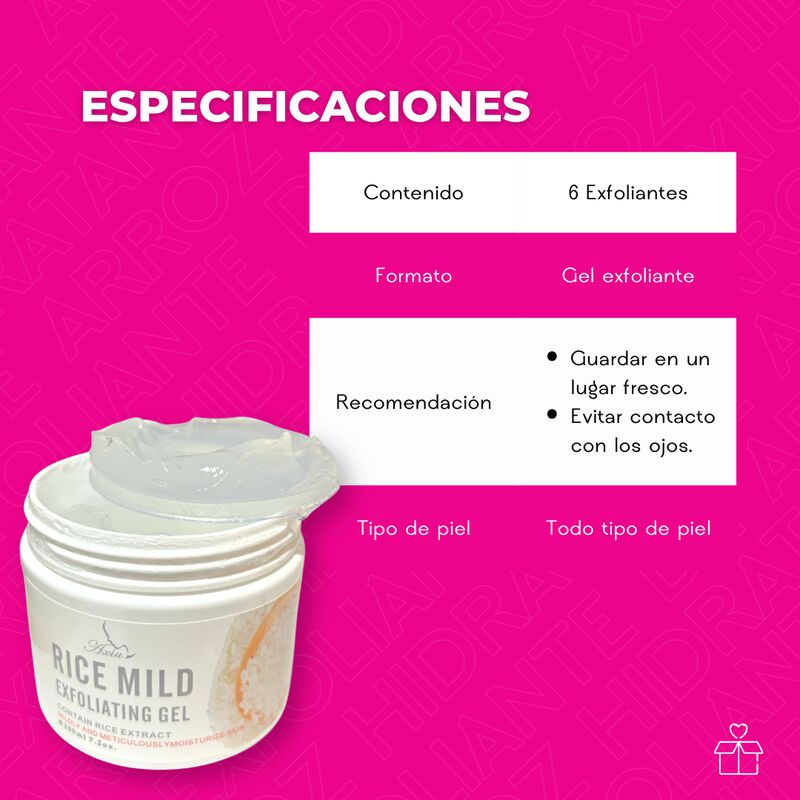 Set de 6 Exfoliantes de Arroz  Hidratante Aclar... image number null