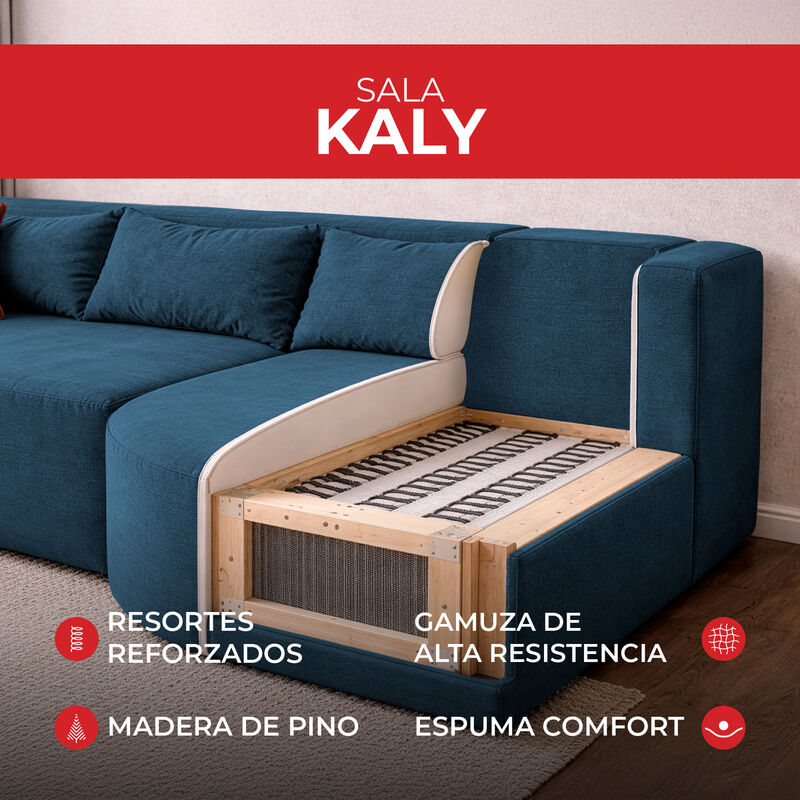 Sala Modular Kaly, Atlas Del Descanso Color Azu... image number null