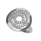 Anillo de Compromiso en Oro Blanco 14K con Circonia -  Talla:9/ FJ673-14W-CZ-9