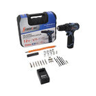 Taladro Destornillador Inal&aacute;mbrico 10 Velocidades Silverline Color Azul