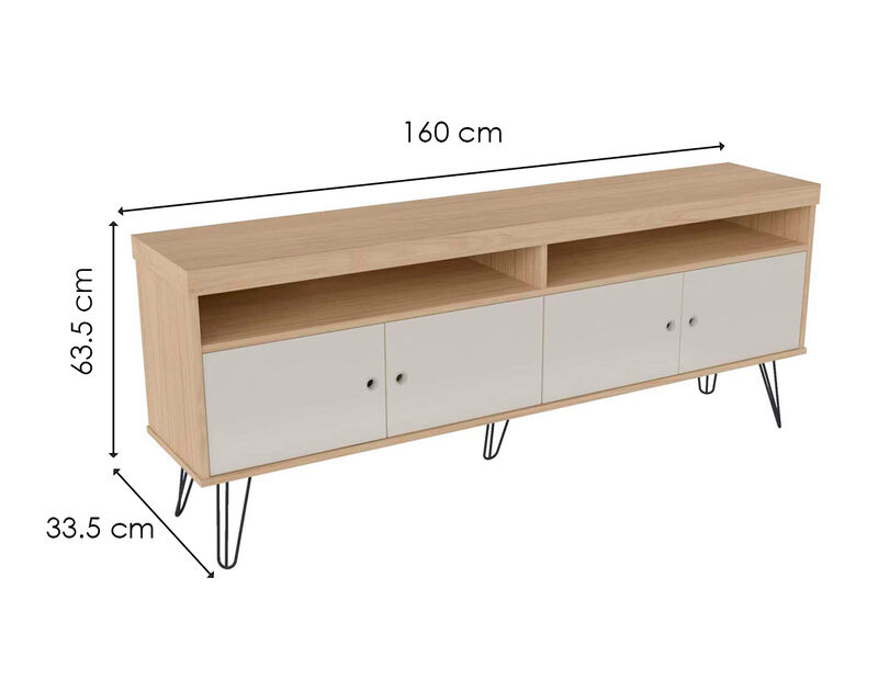 Mueble para TV Bertolini Liberty Roble Off Whit... image number null