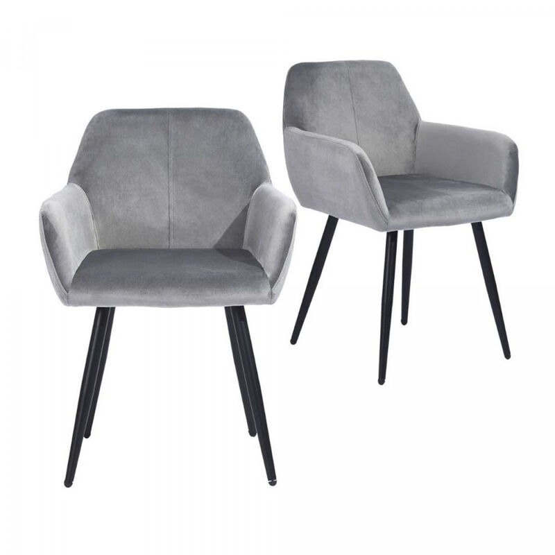 Juego de 2 Sillas de Cocina con Respaldo de Ter... image number null