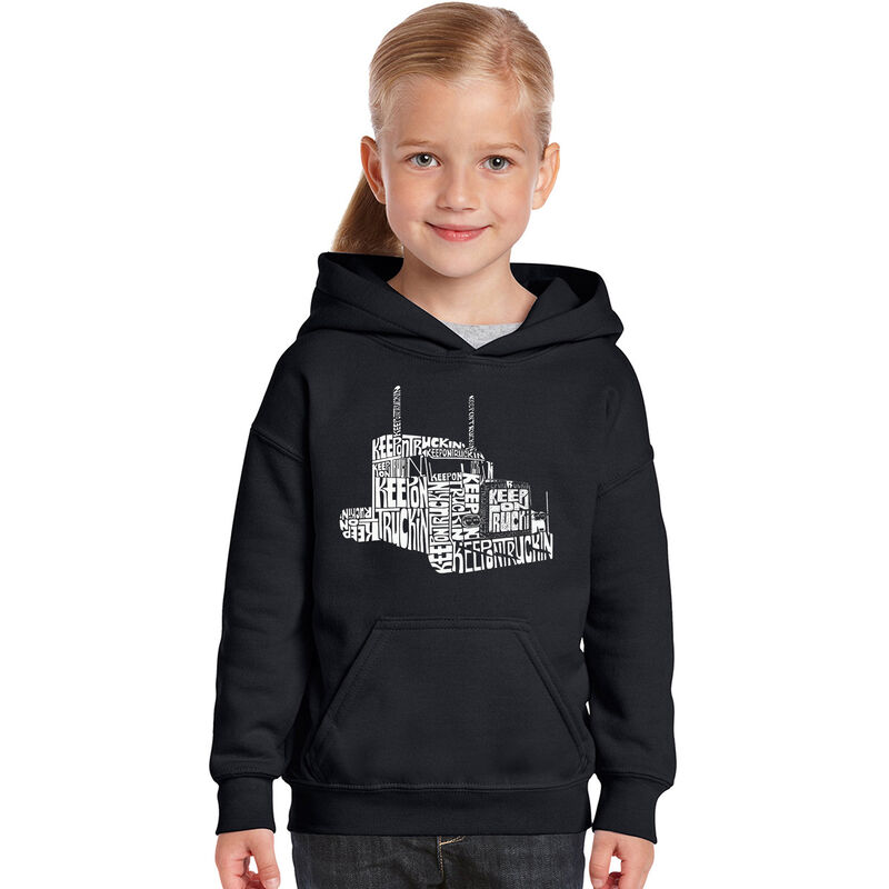Sudadera Con Capucha Word Art Para Ni&ntilde;a - Keep ... image number null