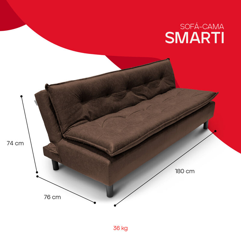 Sof&aacute; Cama Individual Smarti, Atlas Del Descanso... image number null