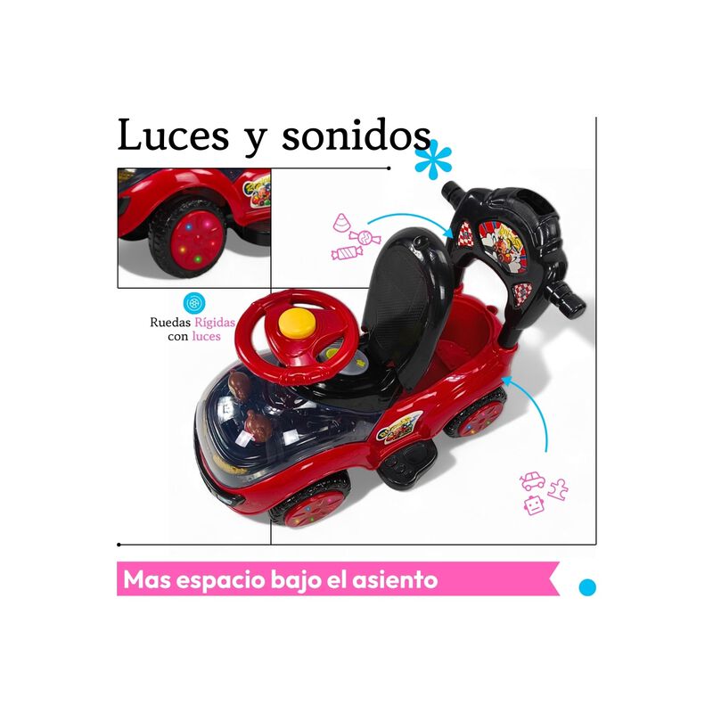 Montable Correpasillos Con Bast&oacute;n Parental Desm... image number null