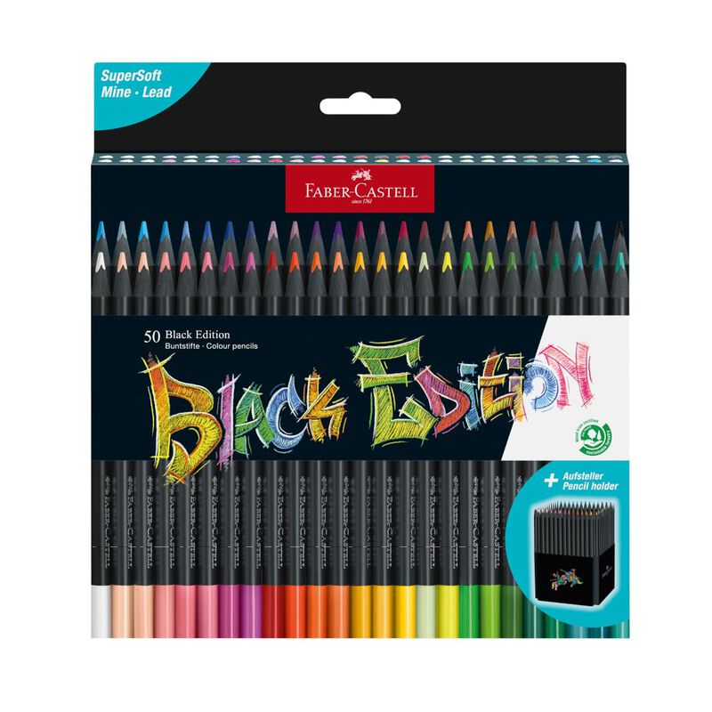 L&aacute;pices De Colores Faber-castell Black Edition ... image number null