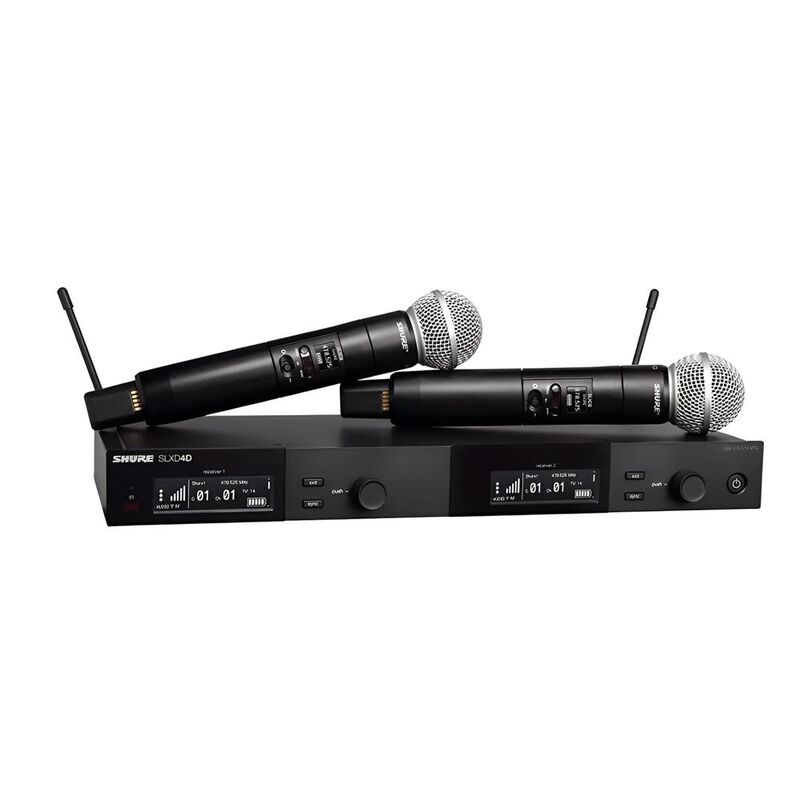 Shure sistema Inal&aacute;mbrico doble SLXD24D-SM58 de... image number null