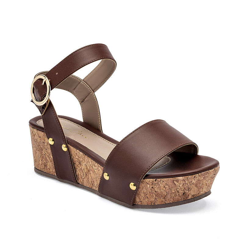 Been Class sandalia plataforma para mujer caf&eacute; ... image number null