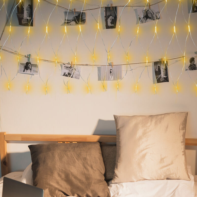 Serie tipo Red Luces LED Calido 320 focos cable... image number null