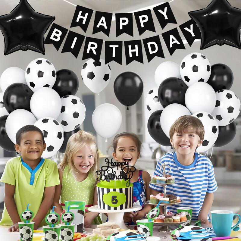 Kit De Decoraci&oacute;n Para Cumplea&ntilde;os De F&uacute;tbol Dag... image number null