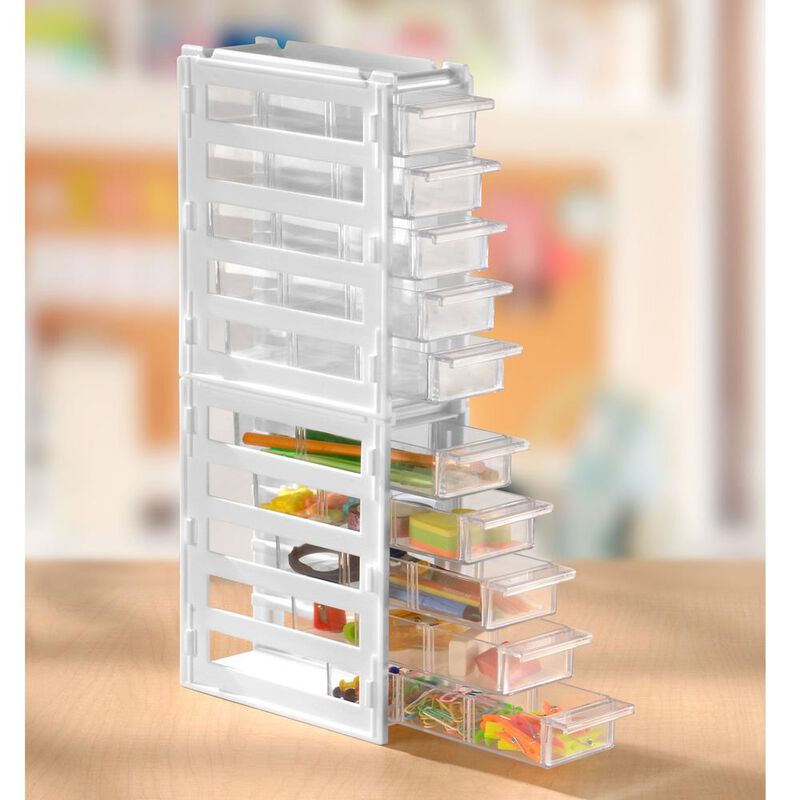 MINI ORGANIZADOR ITALHOME 8105BL 5 CAJONES 3 DI... image number null