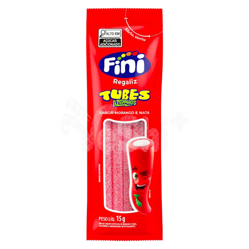 FINI TUBES SABOR FRESA 15 GRS image number null
