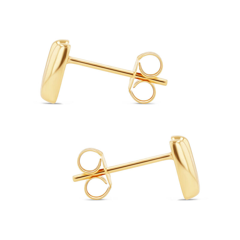 Aretes De Oro Amarillo De 10K (Letra W) image number null