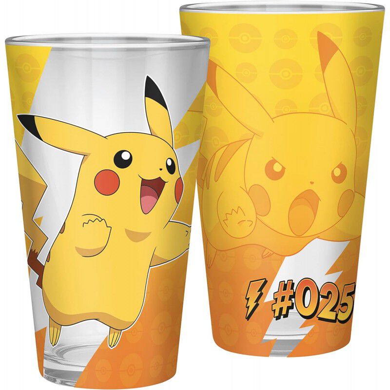 Vaso Pok&eacute;mon Pikachu Foil de cristal 400 ml image number null