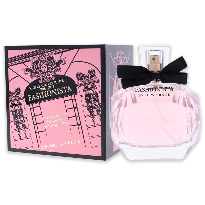 Perfume New Brand Fashionista Edp 100ml Para Mu... image number null