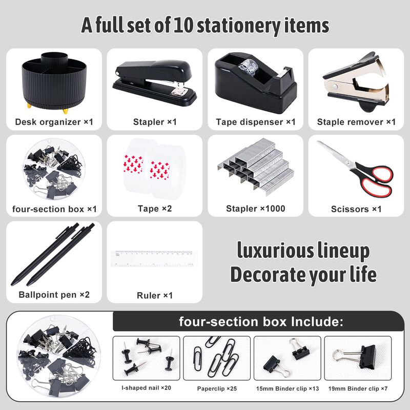 Set Organizador De Escritorio Caddy Gawsey 360&deg;... image number null