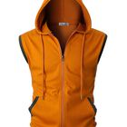Sudadera Ohoo Chaleco Sin Mangas Con Cremallera - Naranja Oscuro M