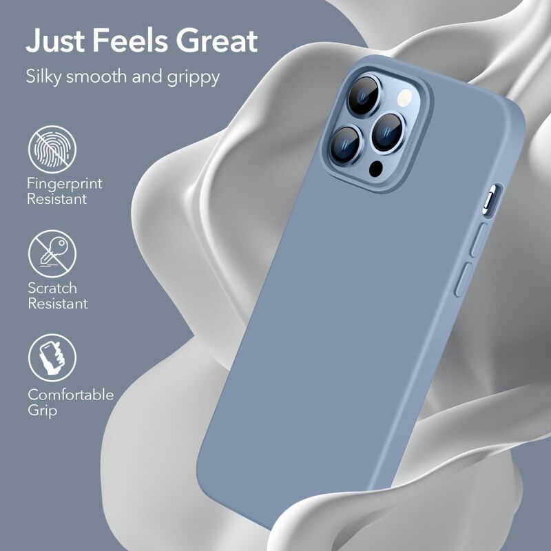 Funda Esr Soft Cloud Para Iphone 13 Pro Azul image number null