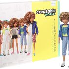 Kit De Personajes Doll Creatable World Deluxe Dc-220 Para Cabello Rubio