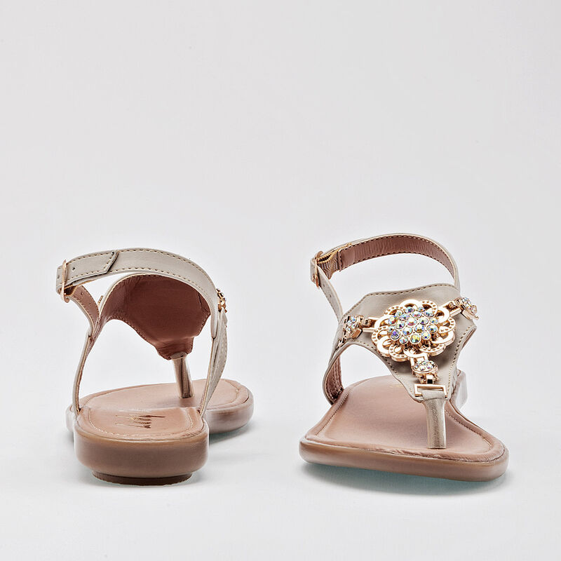 Lady One Sandalia para mujer beige image number null