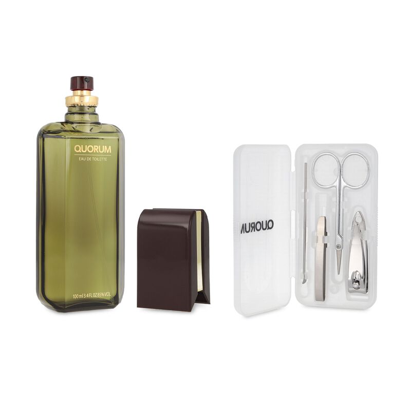 Quorum 100Ml Edt Spray / Kit Manicure image number null