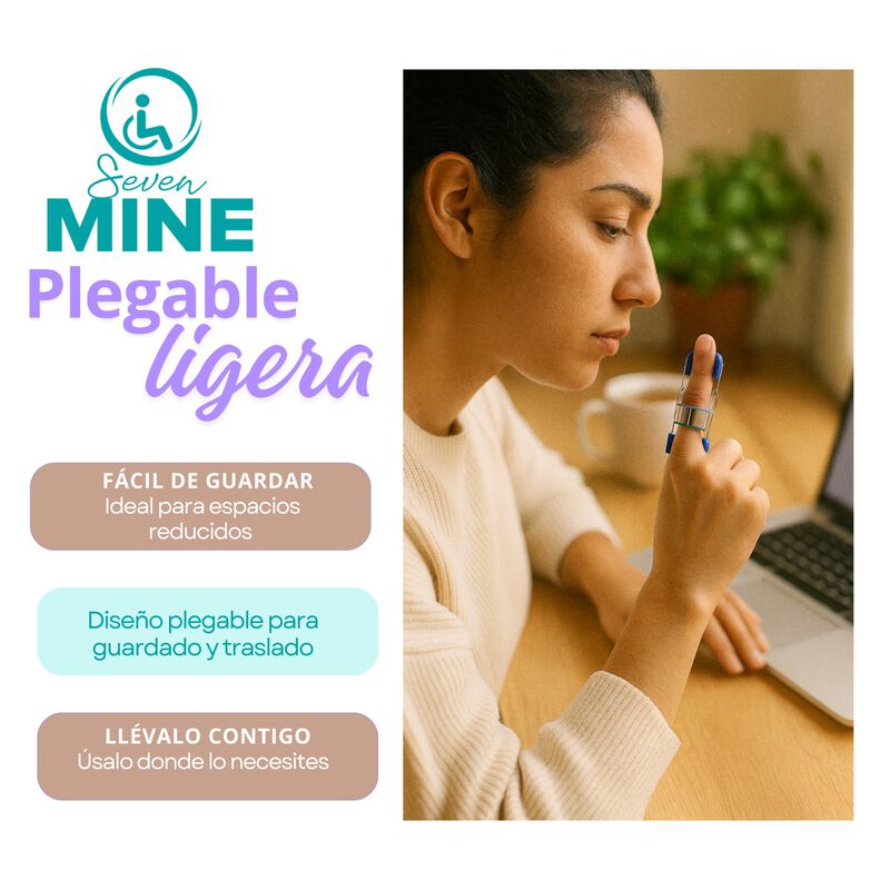 Ejercitador de Dedos con Resorte Progresivo par... image number null