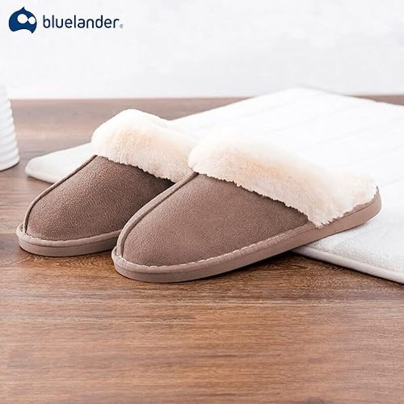 Pantuflas Unisex para Adultos Cafe Talla 28 Blu... image number null