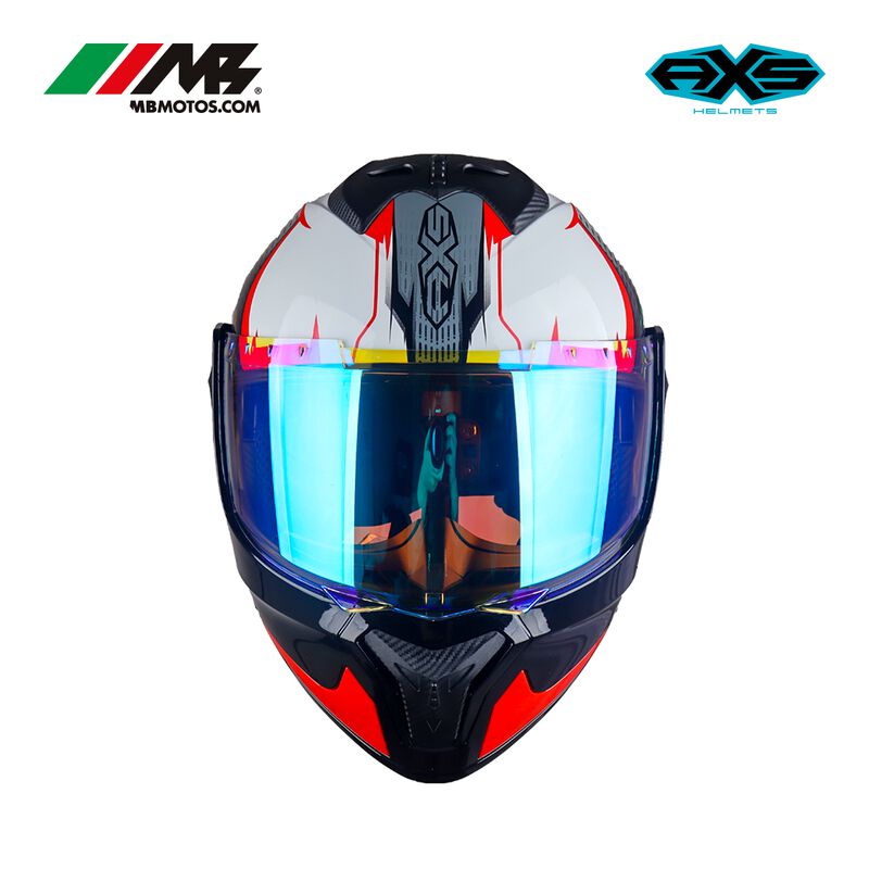 Casco Dot Axs Sf501 Blanco L + Cámara Action Ax... image number null