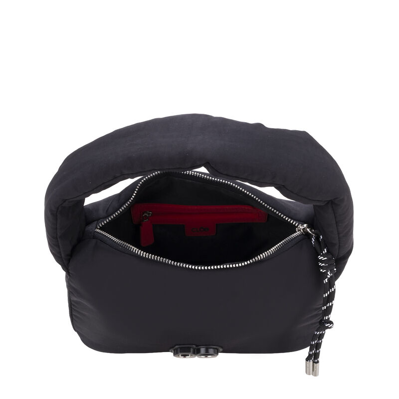 Bolsa Crossbody Chica Look Puffy Color Negro image number null