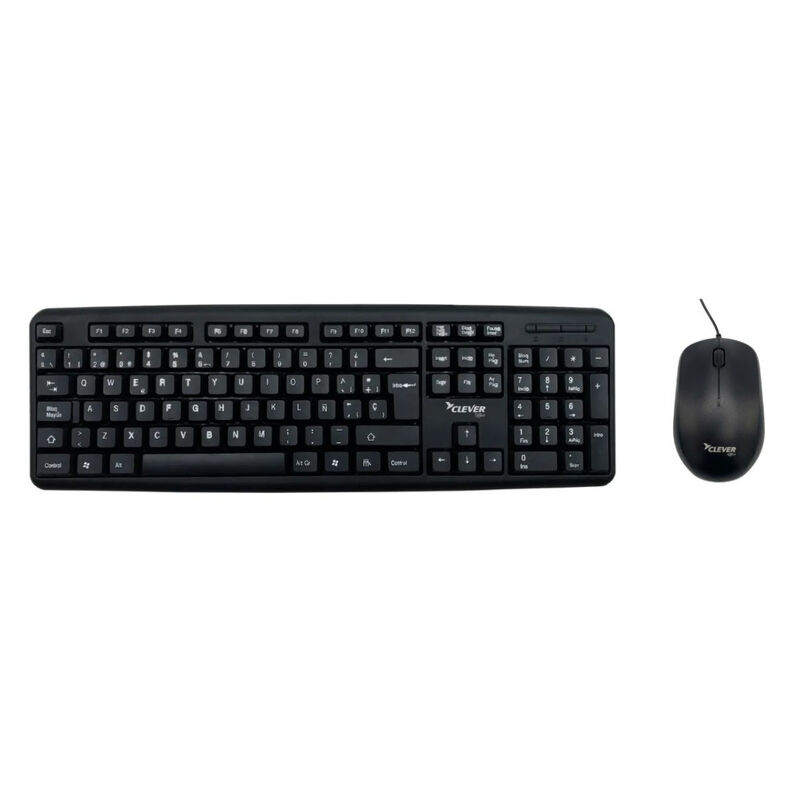 Kit Clever Ofice Teclado Y Mouse Al&aacute;mbricos 120... image number null
