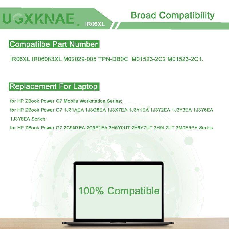 Bater&iacute;a Para Port&aacute;til Ugxknae Ir06xl 11,58v 83w... image number null