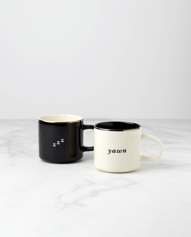 Juego De 2 Tazas Negras De 355 ml Kate Spade Ne... image number null