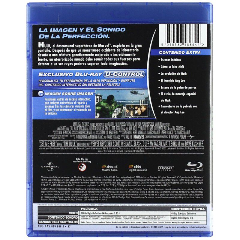 Hulk (blu-ray) image number null