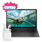 Combo Laptop Hp 255 G10  15.6" Ryzen 3 512gb 16gb Ram Negro + Aud&iacute;fonos Bluetooth