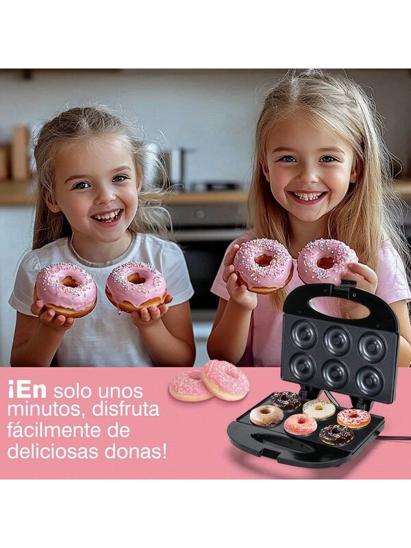 Mini M&aacute;quina Para Hacer Donas Antiadherente El&eacute;... image number null