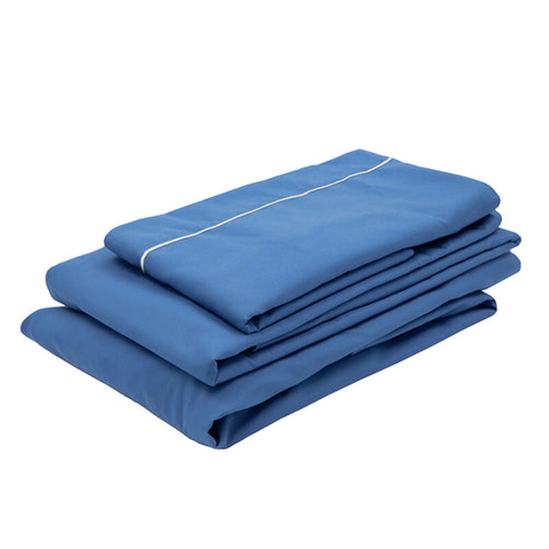 Juego de S&aacute;banas Queen Size Royal Touch Az&uacute;l Me... image number null