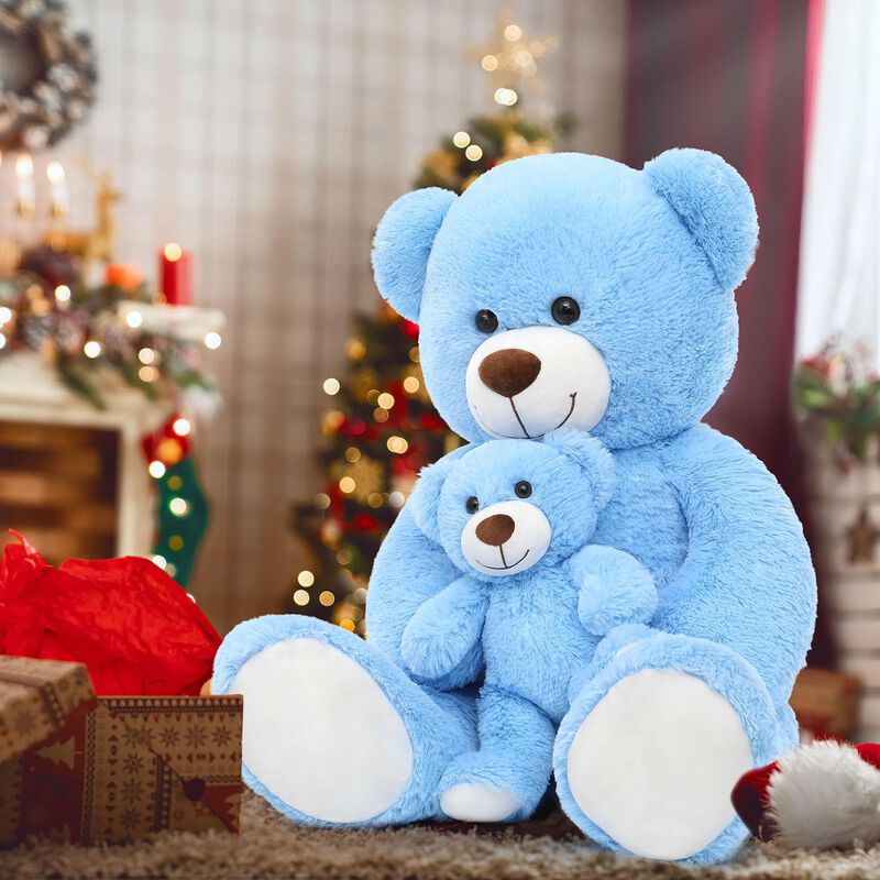 Oso De Peluche Gigante Morismos Mami & Baby Blu... image number null