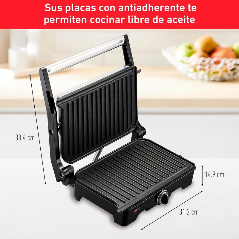 Parrilla Panini T-fal Sw3332dmx Antiadherenteac... image number null