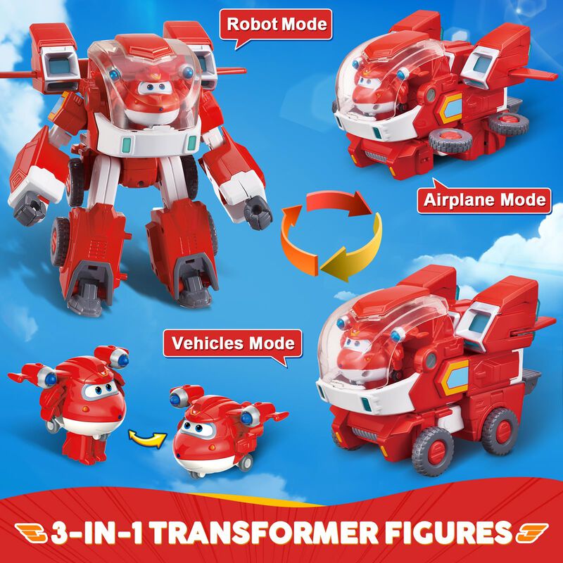 Robot Transformador Super Mecha De Toy Super Wi... image number null