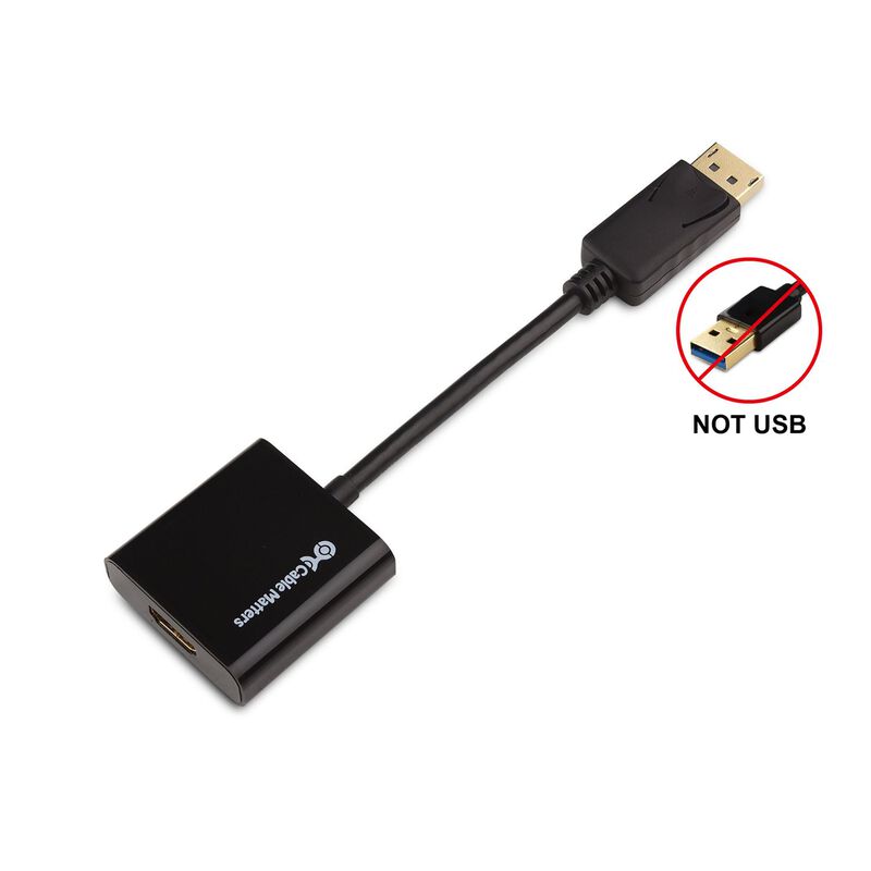 Adaptador Activo De Displayport A Hdmi 4k Cable... image number null