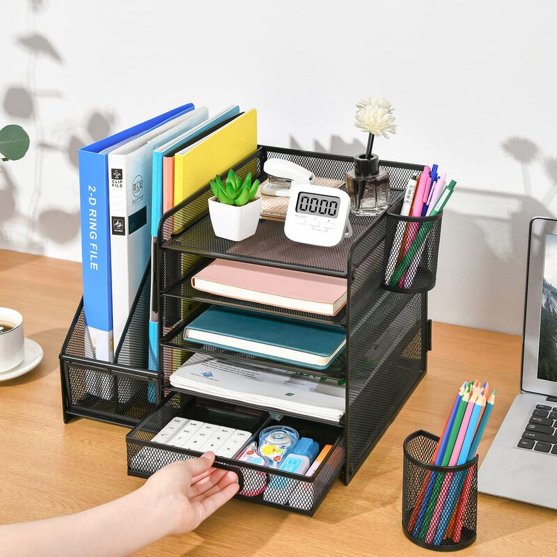 Organizador De Escritorio Marbrasse De 5 Nivele... image number null