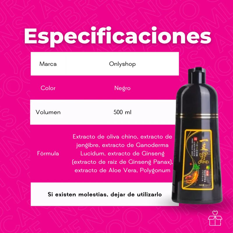 D&uacute;o Shampoo con Color Meidu de 500 ml Tono Cast... image number null