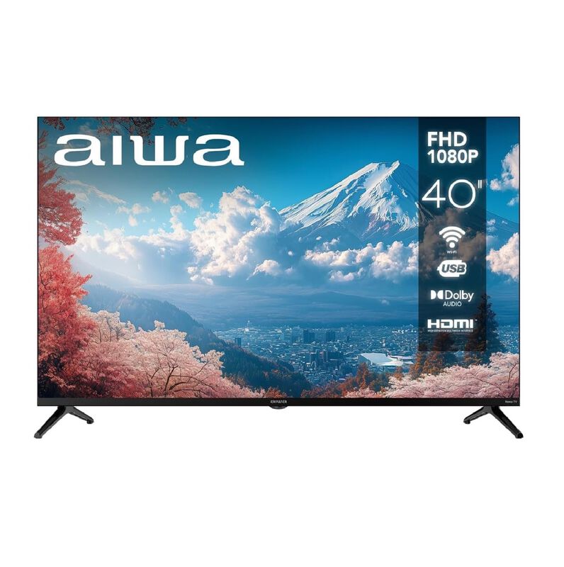 Pantalla Aiwa Aw40b4smrk Smart Tv De 40'' Roku ... image number null