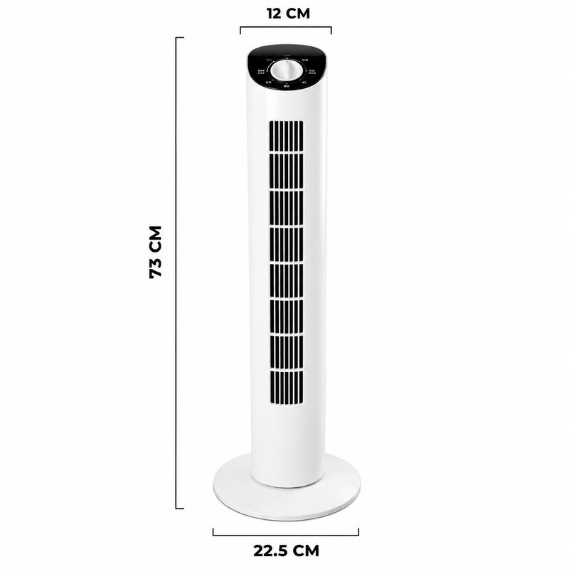 Ventilador Torre 81 Cm Oscilante Silencioso Con... image number null