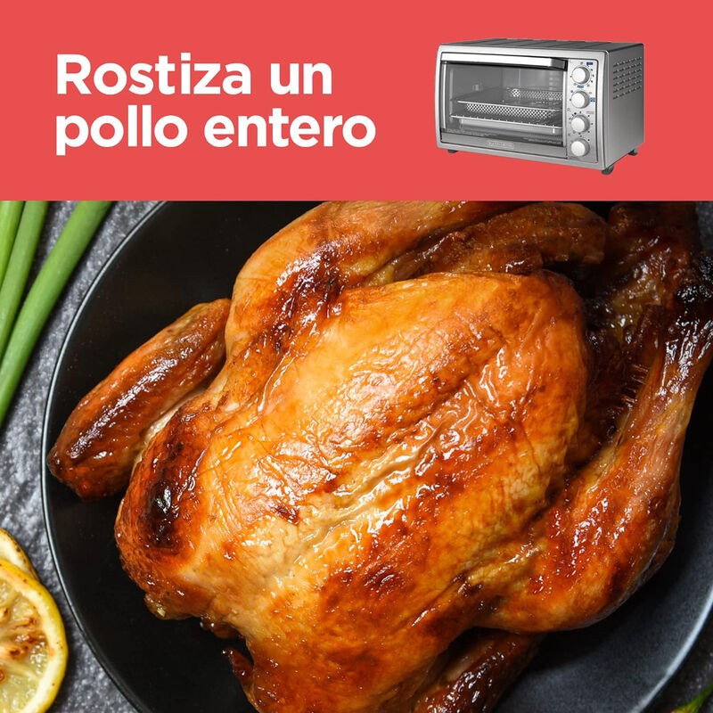 Horno freidora de aire B+D color Plateado TO431... image number null