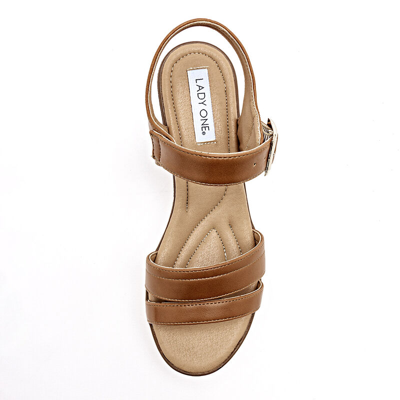 Lady One Sandalia para mujer camel image number null