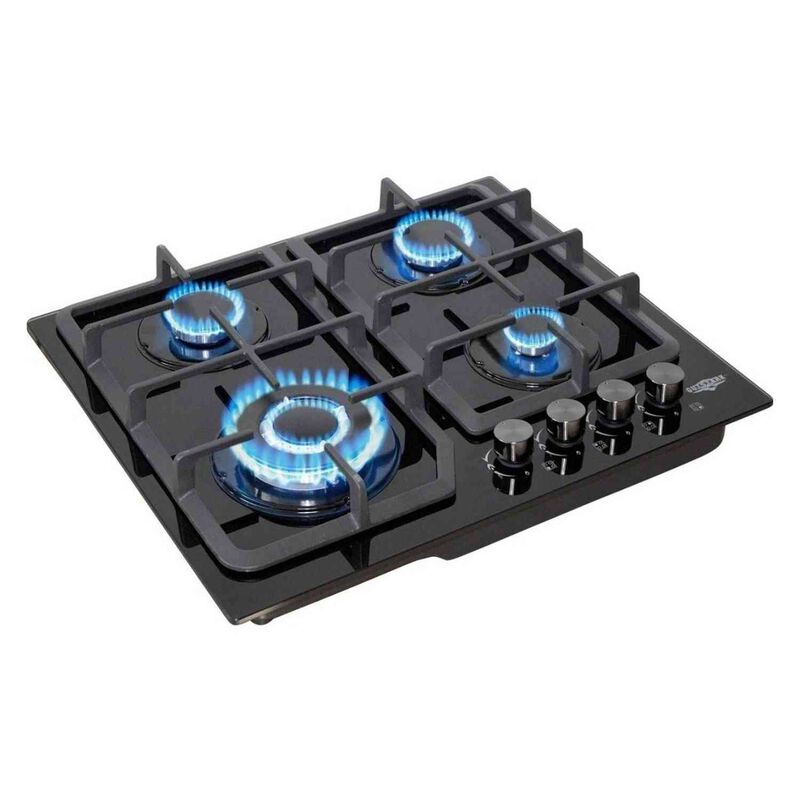 Parrilla Gas Cristal Templado 4 Quemadores Estu... image number null