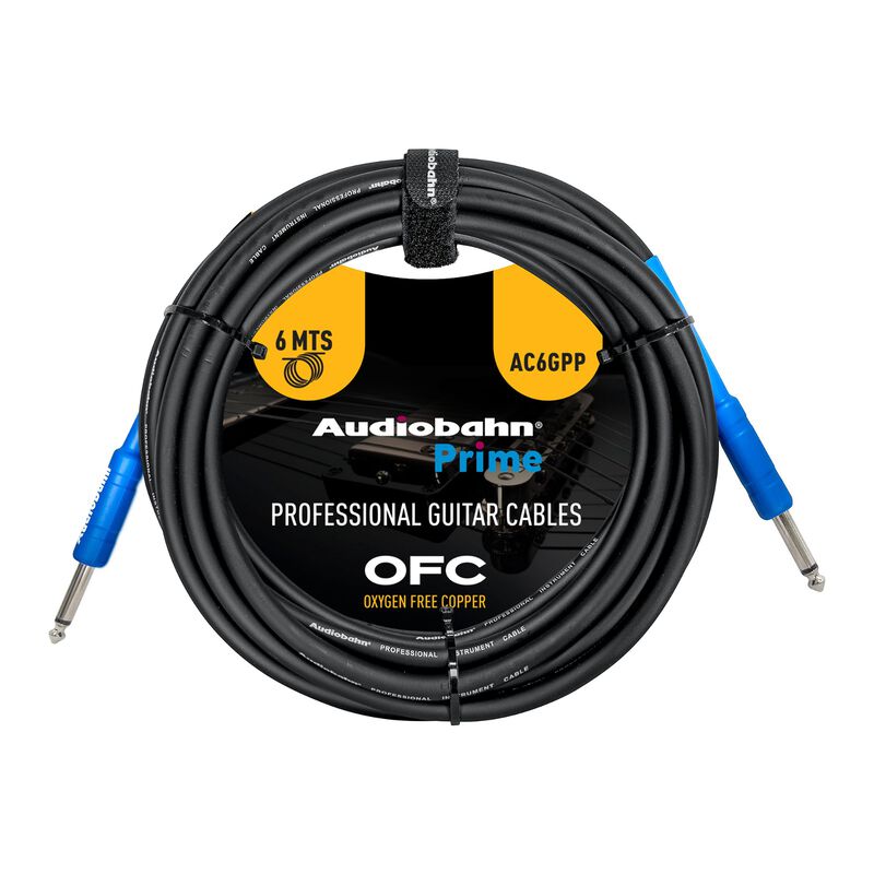 Cable profesional ofc plug a plug 6mts Audiobah... image number null